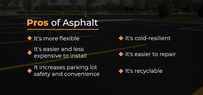 pros of asphalt