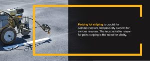 importance of parking lot striping